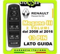 Pulsantiera Interruttori Alzavetro specchietti RENAULT MEGANE III 2 volumi 08-16