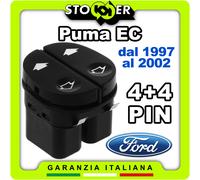 Pulsantiera lato Guida Alzacristalli Interruttori Tasti Vetri FORD PUMA EC 97-02
