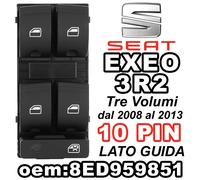 Pulsantiera Lato Guida Alzacristalli Interruttori Vetri SEAT EXEO 3R2 8ED959851