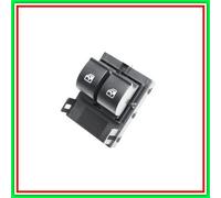 Pulsantiera Nera-2 Interruttori-Alzacristallo Porta Anteriore Sinistra-8 Pins Fi