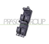 PULSANTIERA NERA-4 INTERRUTTORI-ALZACRISTALLO PORTA ANTERIORE SINISTRA-13 PINS A