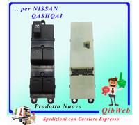 PULSANTIERA PER NISSAN QASHQAI SX NUOVA INTERRUTTORE COMANDO ALZAVETRI BOTTONE