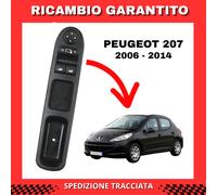 Pulsantiera PEUGEOT 207 Interruttore Pulsanti Alzacristallo Sinistro Alzavetri