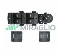 PULSANTIERA SX COMANDO ALZAVETRI + RETROVISORI 9PIN PEUGEOT 207 DAL 2006