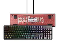 Pulsar Gaming Gears - PK021 Lunar Alloy Full Size Aluminum Alloy Build Hot Swappable Mechanical Gaming Keyboard