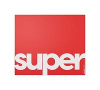 Pulsar Gaming Gears Superglide Pad v3 Type-S - Tappetino per mouse da gioco in vetro alluminio-silicato, bordo R, base in silicone antiscivolo, 490 x 420 mm (XL, rosso)