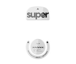 Pulsar Gaming Gears Superglide - Piedi per mouse più veloci e lisci realizzati con suola ultra resistente e impeccabile in vetro super veloce, liscia e resistente (Bianca)