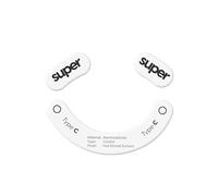 Superglide - Pattini per mouse in vetro, scorrimento controllabile e costante, bordo rotondo lucido, piedini super bilanciati per mouse da gioco con suola resistente per Razer DeathAdder v3 Pro (tipo