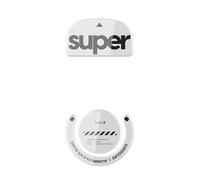Pulsar Gaming Gears Superglide - Piedi per mouse più veloci e lisci realizzati con suola ultra resistente e impeccabile in vetro super veloce, liscia e resistente (Bianca)