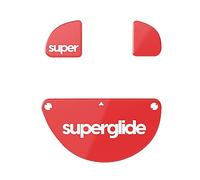 Pulsar Gaming Gears Superglide2 - Piedini per mouse con superficie testurizzata controllabile, realizzati con vetro ultra resistente, suola liscia e resistente per Zowie EC Wireless Series [ROSSO]