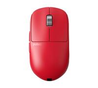 Pulsar Gaming Gears X2H ES Mouse da gioco wireless edizione limitata, simmetrico, interruttore ottico, display OLED, senza driver, batteria 100H, dongle 4K incluso (medio, rosso)