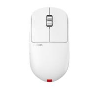 Pulsar Gaming Gears - Mouse da gioco wireless X2H ES, edizione limitata, simmetrico, interruttore ottico, display OLED, senza driver, sensore PAW3395, batteria 100H, dongle 4K incluso (medio, bianco)