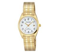 Pulsar Orologio Analogico da Donna con Cinturino in Placcato in Acciaio Inox PH7444X1