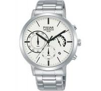 Pulsar Orologio cronografo da uomo 43 mm 5 ATM PT3985X1, Argento