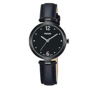 Pulsar Orologio da donna casual da 28 mm con cinturino in pelle PH8299X1, Argento