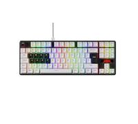 Pulsar PCMK 2 HE TKL Tastiera meccanica da gioco, trigger rapido, interruttore magnetico di azionamento regolabile, polling 8K, latenza ultra bassa, illuminazione RGB, hot-swap, tasti in PBT a doppio