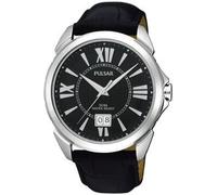 Pulsar PQ5005X1 - Orologio da polso da uomo, cinturino in pelle colore nero
