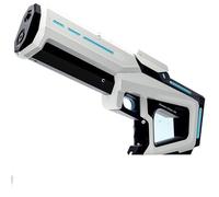 Pulse Pistola ad acqua elettrica con aspirazione automatica, fuoco rapido fino a 10 m, batteria ricaricabile, grande serbatoio d'acqua per divertimento estivo all'aperto (bianco)