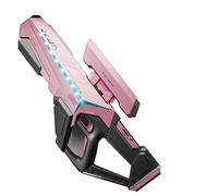 Pulse Pistola ad acqua elettrica con aspirazione automatica, fuoco rapido fino a 10 m, batteria ricaricabile, grande serbatoio d'acqua per divertimento estivo all'aperto (837 rosa, 750 ml)