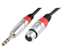 Pulse PLS000462 - Cavo jack a 3 poli da 6,35 mm a presa XLR, 1 m
