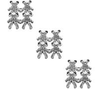Pulsini a bottone per orso 2 coppie Pins regolabili Pins Clip Pulsini