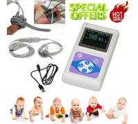 Pulsossimetro da dito del neonato Monitor per ossigeno nel sangue 24 ore Spo2