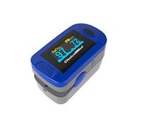 Pulsossimetro digitale, Schermo oled, Sensore integrato, Colore blu