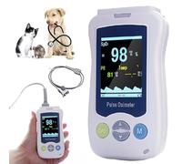 Pulsossimetro Veterinario, Sensore Di Ossigeno Nel Sangue Per Orecchio/Lingua, Con Schermo Lcd Da 2,4", Misura La Saturazione Di Ossigeno Nel Sangue, La Frequenza Cardiaca, La Temperatura