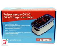 GIMA OXY-2 pulsossimetro Blu, Bianco