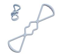 Pulter A 8 A Forma Di A 8, Figura Banda Di Resistenza, Robusta Forma Fisica Della Corda, Impugnatura Non Slittata E Manici Di Schiuma Morbida, Compatto, Leggero, 38x1,2x8 Cm Per Dormitorio Di Soggio