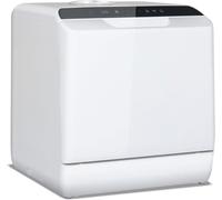 Puluomis Mini Lavastoviglie 5+1 Programmi 5L Lavastoviglie da Tavolo Portatile