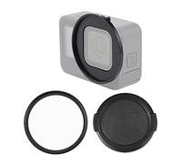 PULUZ Anello adattatore filtro obiettivo UV da 52 mm per GoPro HERO10 nero/HERO9 nero, anello convertitore filtro obiettivo con copriobiettivo per Hero 11 10 9