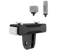 PULUZ Base a sgancio rapido per treppiede Insta360 X5 / Ace Pro/Pro 2, interfaccia universale a 2 poli per treppiedi, supporti, selfie stick e altri accessori per action camera