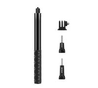 PULUZ Bastone invisibile per selfie da 113 cm per Insta360 Bullet Time, monopiede invisibile con base adattatore e doppia vite per Insta360 One RS / X2 / X3 / X4