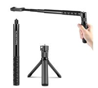 PULUZ Bullet Time Kit per Insta360 X3 X4 ONE X2, monopiede invisibile da 110 cm e mini treppiede per fotocamera con doppie viti da 1/4 per GoPro Hero 12 11 10 8 7 6 5