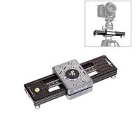PULUZ Close-Up Shooting Desktop Fluid Drag Track Slider in lega di alluminio fotocamera video Stabilizzatore Rail con vite da 1/4" per tutte le fotocamere DSLR e videocamere DV