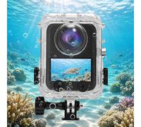 PULUZ Custodia impermeabile per DJI Osmo 360, IPX8 40 m, custodia protettiva subacquea antiurto per snorkeling, surf e immersioni