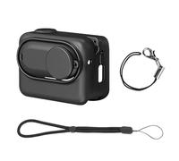 PULUZ Custodia protettiva per fotocamera Insta360 GO 3S custodia di ricarica in silicone con copriobiettivo e cinghia, accessori per action camera Insta 360 GO 3S