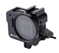 PULUZ custodia Shell per GoPro HERO 5 6 7 custodia protettiva rigida in lega di alluminio nera per GoPro Hero 2018 gabbia per fotocamera