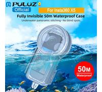 PULUZ Custodia subacquea sigillata impermeabile da 50 m per Insta360 X5, per fotocamera panoramica Insta360 X5, guscio protettivo per foto e video subacquei fino a 50 m