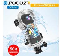 PULUZ Custodia subacquea sigillata impermeabile da 50m per Insta360 X4 Air, accessori per guscio subacqueo completamente invisibili per fotocamera panoramica 2025