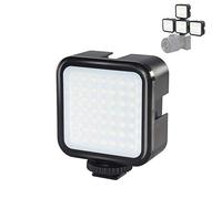 PULUZ - Luce video per fotocamera, dimmerabile, con 49 LED, per fotocamera, videocamera, 6500 K (batteria non inclusa)