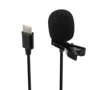 Puluz, Microfono Lavalier USB-C Omnidirezionale Sistema Riduzione Rumore 1,5 m