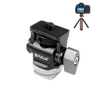 PULUZ Mini 180 gradi oscillante treppiede testa sferica adattatore per montaggio