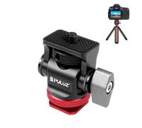 PULUZ Mini 180 gradi oscillante treppiede testa sferica adattatore per montaggio