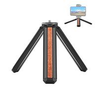 PULUZ Mini Desktop Tavolo Treppiede Maniglia Selfie Stick Telefono Vlog Kit per Sony iPhone Gopro Hero Nero
