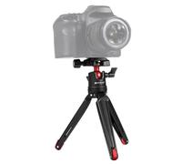 PULUZ Mini treppiede da tavolo in metallo tascabile con testa a sfera a 360 grad