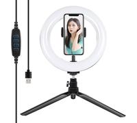 Puluz PKT3073B Treppiede con Anello LED 20cm