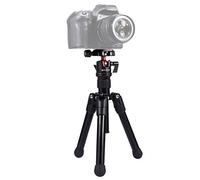PULUZ Pocket Mini Professcial, treppiede universale portatile leggero in lega di magnesio da viaggio con testa a sfera a 360 gradi per fotocamera DSLR SLR e videocamera, altezza: 24,5-57 cm, carico