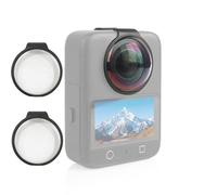 PULUZ Protezione per obiettivo di alta qualità per DJI Osmo 360 Optical 10H, in vetro temperato, HD, antipolvere, antigraffio, copriobiettivo Osmo 360